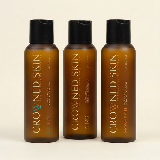 King, Reign and Monarch Body Oil Set